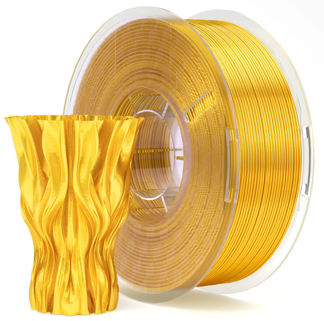 Sting3D Silk Gold PLA Filament 3D Moguls
