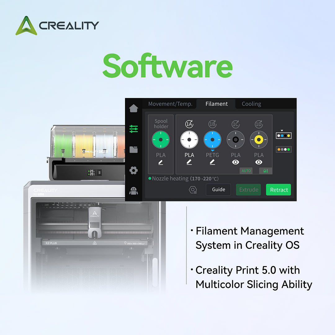 K2 Plus Combo 3D Printer
