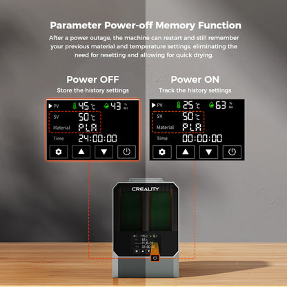 Creality Space Pi Filament Dryer – Dual Roll Smart Dry Box 3D Moguls