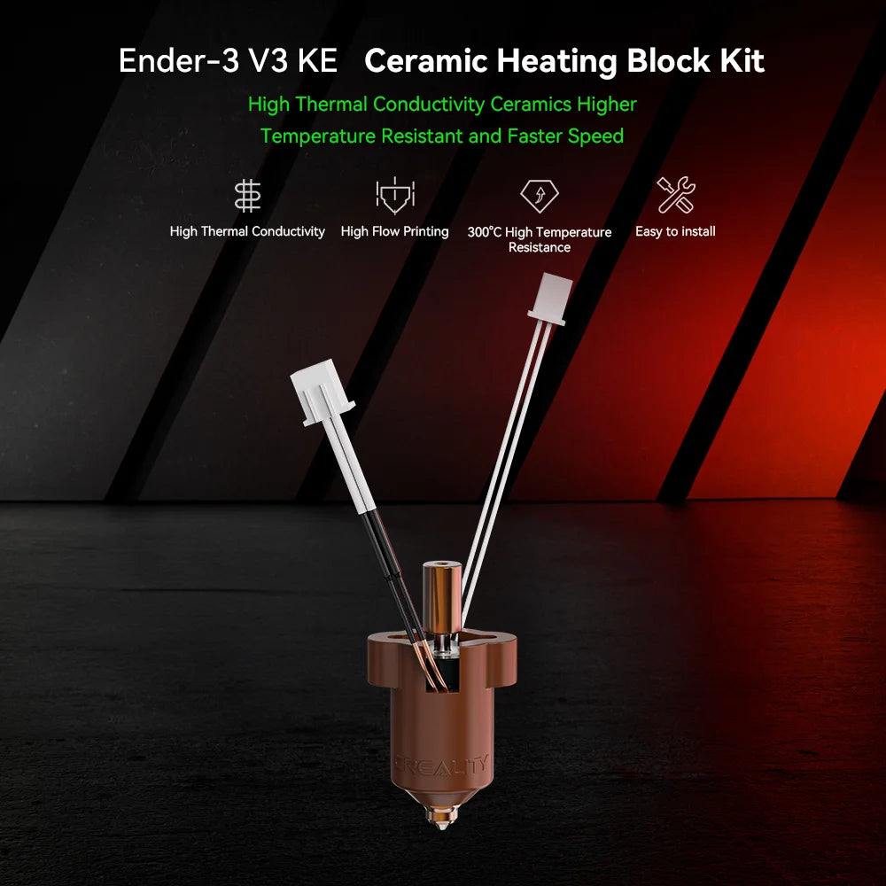 Ender-3 V3 KE Ceramic Heating Block Kit