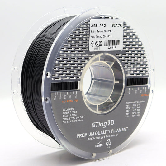Sting3D ABS Pro Black Filament