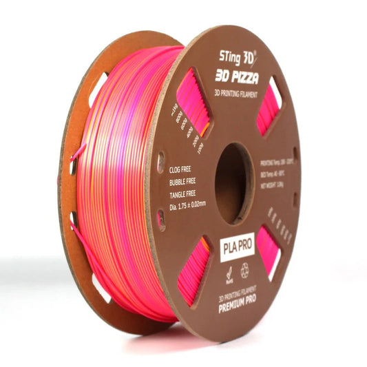 Sting3D PLA Dual Yellow + Pink Filament 3D Moguls