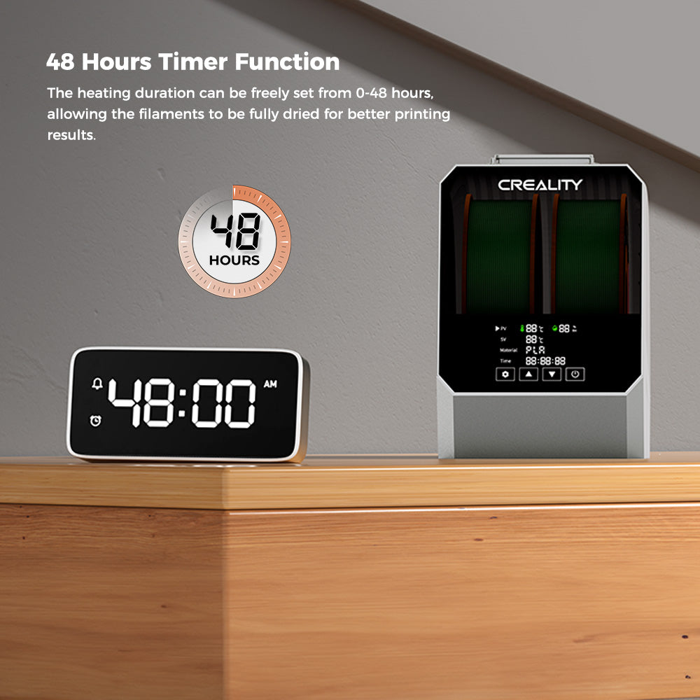 Creality Space Pi Filament Dryer – Dual Roll Smart Dry Box 3D Moguls