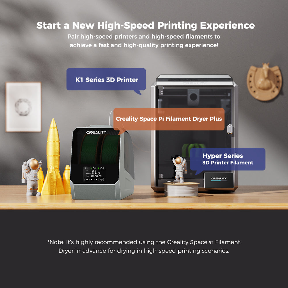 Creality Space Pi Filament Dryer – Dual Roll Smart Dry Box 3D Moguls