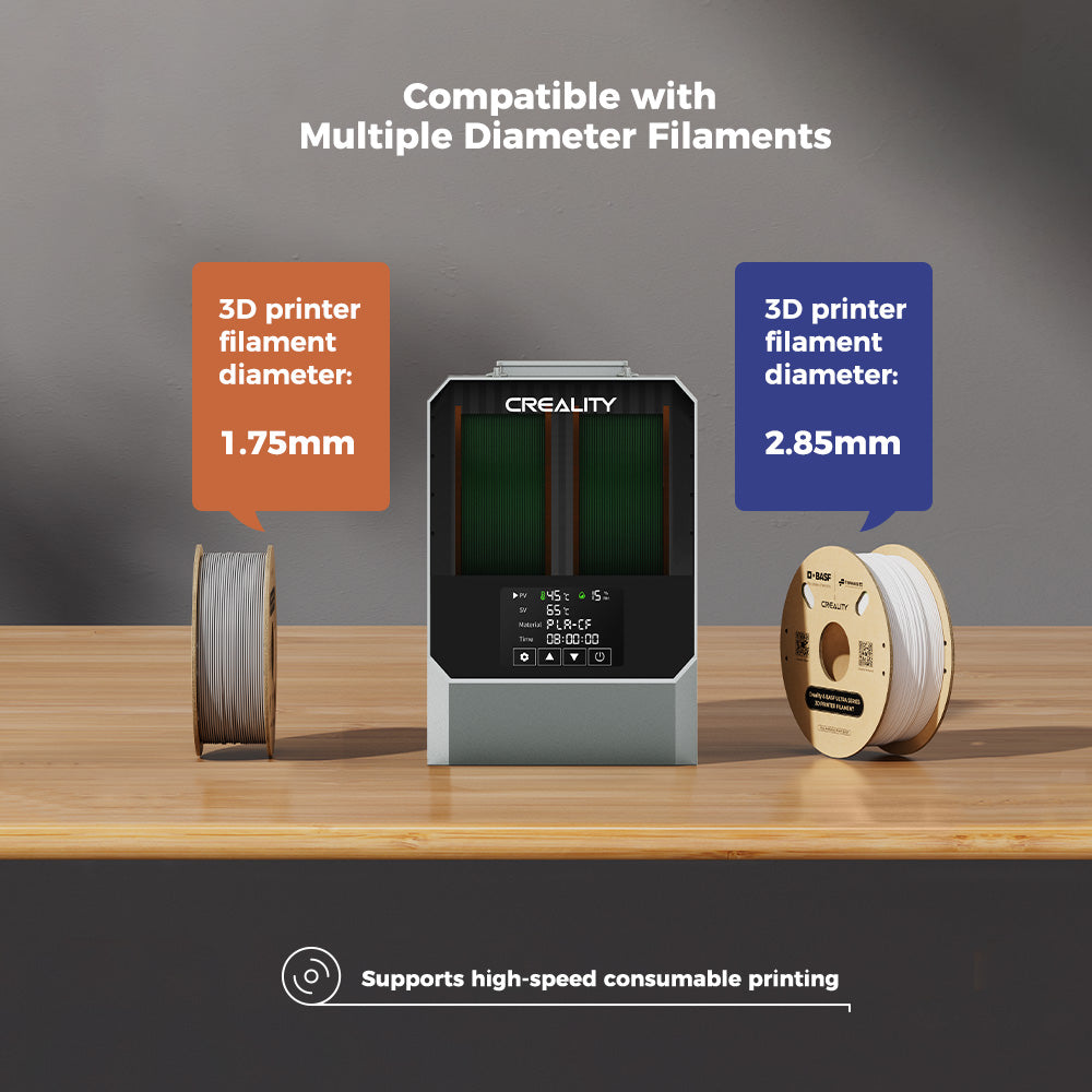 Creality Space Pi Filament Dryer – Dual Roll Smart Dry Box 3D Moguls